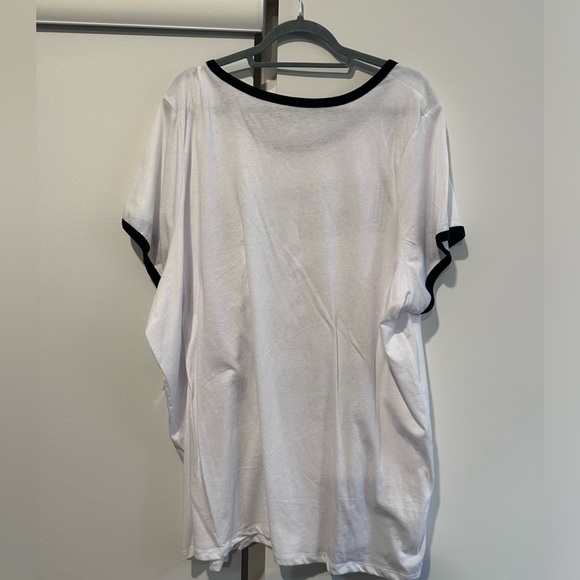 NWT - Led Zeppelin Classic Fit Ringer Tee - Cotton White - Picture 5 of 5